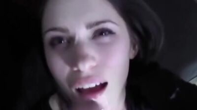 Hiding in Closet with Step Sister Perfect Blowjob