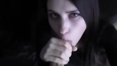 Hiding in Closet with Step Sister Perfect Blowjob