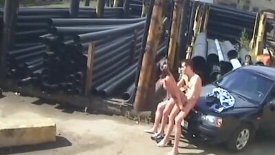 Mad fuck in the industrial zone!