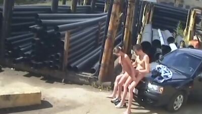 Mad fuck in the industrial zone!