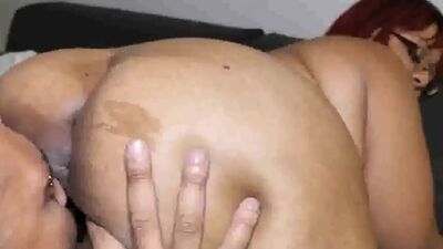 Sexy Thick Red Macchiato BBW Takes BBC Redzilla