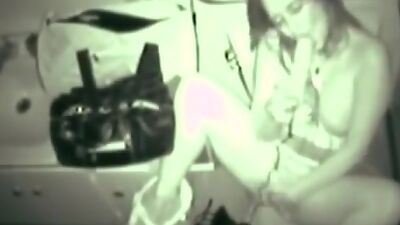 Nasty masturbation in the bathroom!