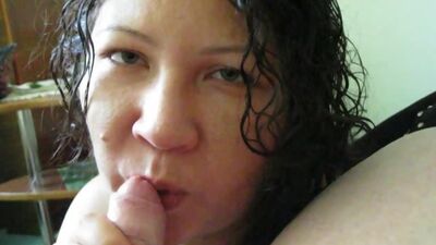 Horny TS blowjob and facial all night at transdates666 . com