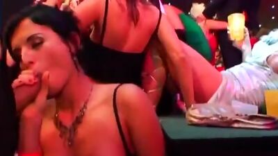 Pornstars take dicks at casino party