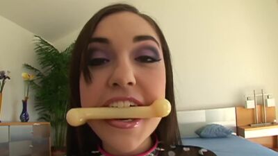 Jules Jordan - Sasha Grey Anal Licks Toilet like a Dog