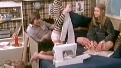 Amazing vintage porn star in classic porn video