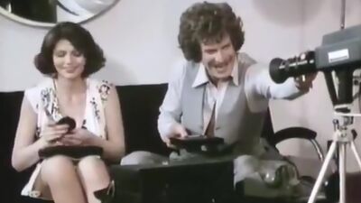 Veronica Hart, Lisa De Leeuw, John Alderman in classic porn movie