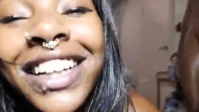 Blasian Star first Gangbanged Redzilla Stretch Kign Kreme Squad