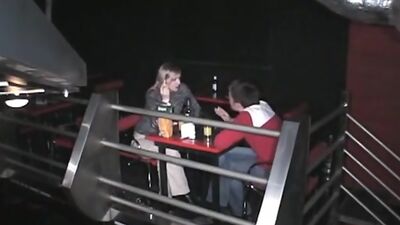 Fuck in the nightclub shot by security cam!