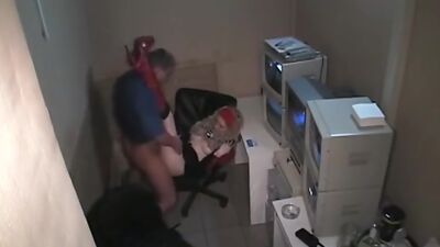 Security man filmed by one of those cameras!