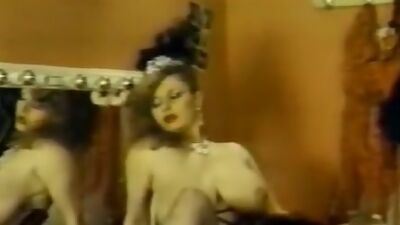 Becky Savage, Busty Belle, Candy Samples in vintage porn movie