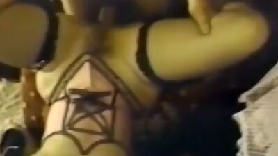 Becky Savage, Busty Belle, Candy Samples in vintage porn movie