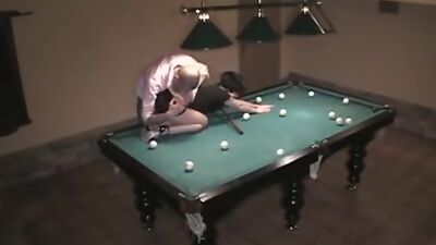 Absolutely crazy fuck at the billiard saloon!