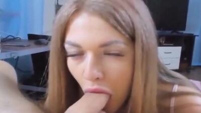 Perfect Slow Blowjob Teasing and Playing w Dick