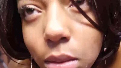 19yr Teen Freak Swallows Dicks Eboni Lovemore