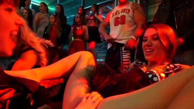 DRUNKSEXORGY - Bi pornstars fuck in public