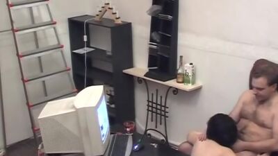 Wild fuck and suck session at work filmed!