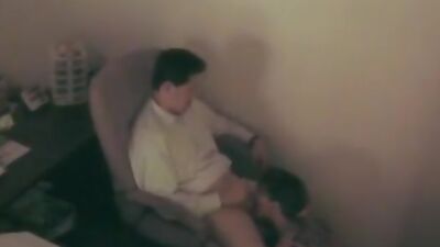 Busty doll deeply swallowing stiff member!