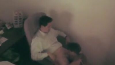 Busty doll deeply swallowing stiff member!