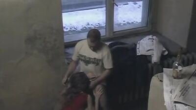 Realtor exposed by her client on the window sill!