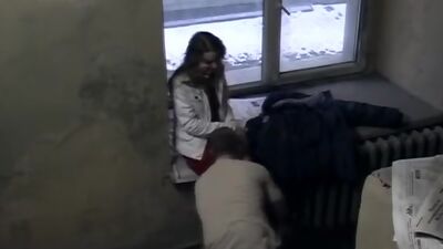 Realtor exposed by her client on the window sill!