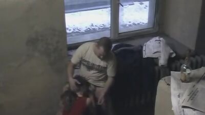 Realtor exposed by her client on the window sill!