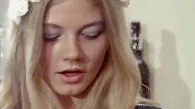 Crazy classic xxx star in vintage porn scene