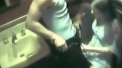 Hot scenes from security cam in the bathroom!