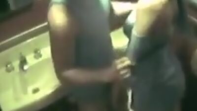 Hot scenes from security cam in the bathroom!