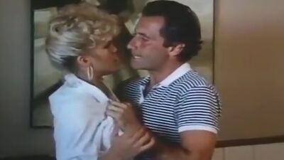 Amber Lynn, John Leslie in amazing retro sex video with John Leslie