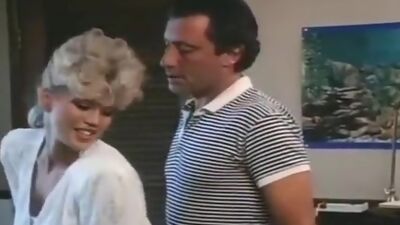 Amber Lynn, John Leslie in amazing retro sex video with John Leslie