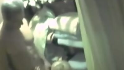 Hotel maid deeply taken in the utility room!