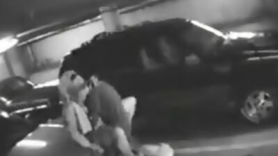 Horny fuck in the parking lot!