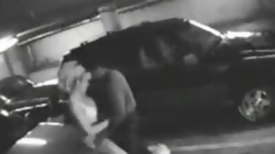 Horny fuck in the parking lot!