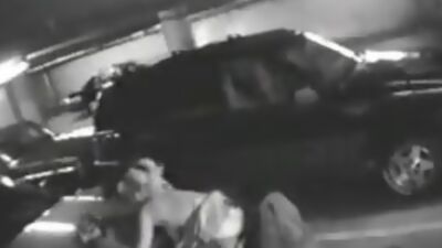 Horny fuck in the parking lot!