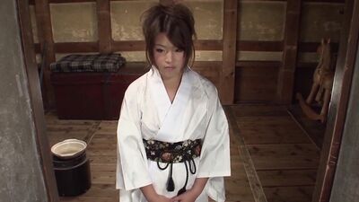 Cute  teen Asian babe gets caught hard masturbating