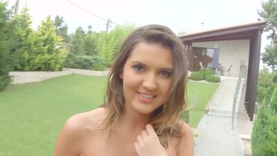 All Internal presents Agness Miller in dripping creampie scene