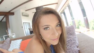 Alexis Brill gets a messy creampie in hardcore gonzo scene by All Internal