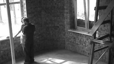 Insane fuck and suck at the worksite!