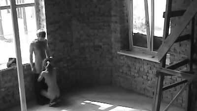 Insane fuck and suck at the worksite!