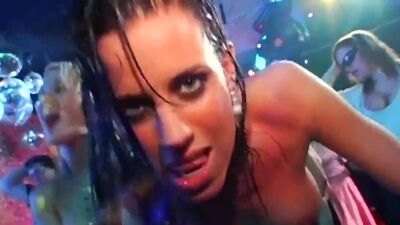 DRUNKSEXORGY - Sexy babes dances and fucks in public