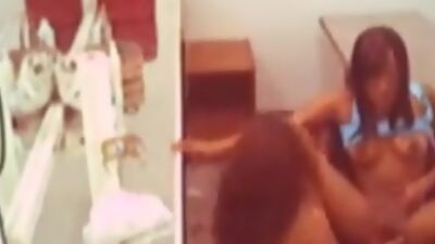 Hotel room is a nice place for lesbian fuck!