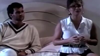 Ashlyn Gere, Jon Dough in lustful eighties porn babe seduces naive guy