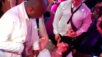 DRUNKSEXORGY - Sweet brides fucks in public