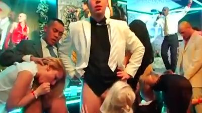 DRUNKSEXORGY - Tempting brides fucking in public
