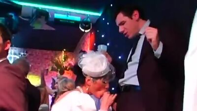 DRUNKSEXORGY - Tempting brides fucking in public