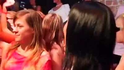 DRUNKSEXORGY - Tempting brides fucking in public