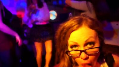 DRUNKSEXORGY - Dancing cuties fucking in public