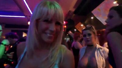 DRUNKSEXORGY - Dancing cuties fucking in public