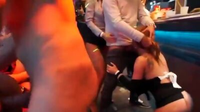 DRUNKSEXORGY - Horny clubbers gets nailed in public